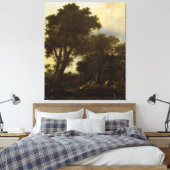 Waldlandschaft mit "lean-to", Roelant Roghman, Leinwanddruck (Insitu (Schlafzimmer))