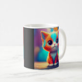Waldlandschaft mit Waldbäumen Kaffeetasse (VorderseiteRechts)