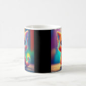 Waldlandschaft mit Waldbäumen Kaffeetasse (Mittel)