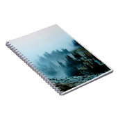 Waldlandschaft, Naturbäume, Alpen, Forstbäume, Notizblock (Rechte Seite)