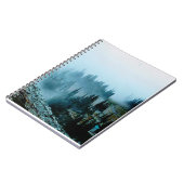 Waldlandschaft, Naturbäume, Alpen, Forstbäume, Notizblock (Linke Seite)