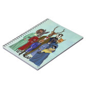 Waldlandschaft Notizblock