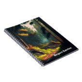 Waldlandschaft Notizblock (Rechte Seite)