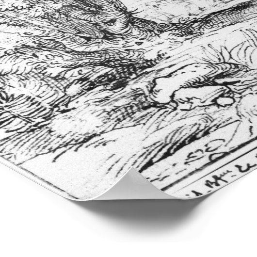 Waldlandschaft Poster (Ecke)