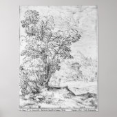 Waldlandschaft Poster (Vorne)