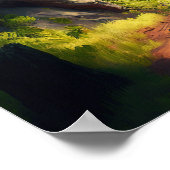 Waldlandschaft Poster (Ecke)