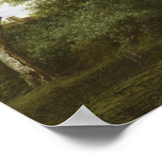 Waldlandschaft Poster (Ecke)