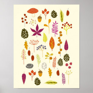 Waldlandschaft Poster