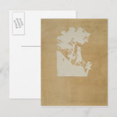 Waldlandschaft Postkarte (Vorne/Hinten)