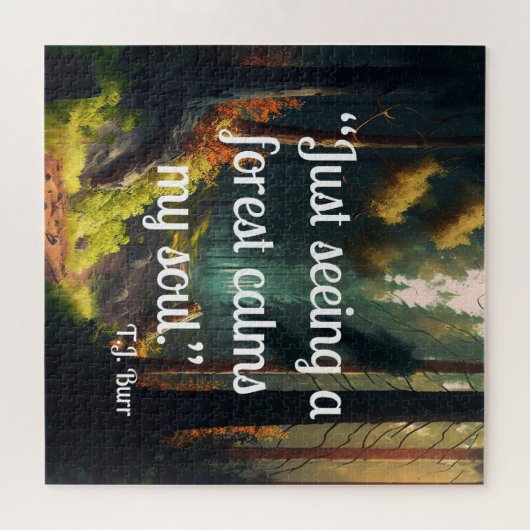 Waldlandschaft Puzzle (Horizontal)