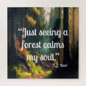 Waldlandschaft Puzzle (Vertikal)