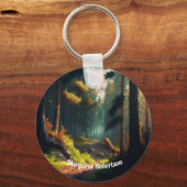 Waldlandschaft Schlüsselanhänger (Vorderseite)