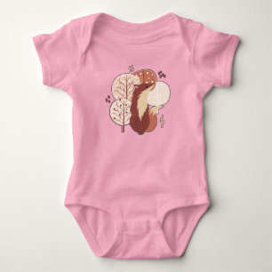 Waldlandschaft Stammesmuster der amerikanischen Ur Baby Strampler