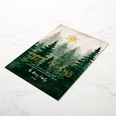 Waldlandschaft Szene glücklichen Urlaub Folieneinladung (Gedreht)