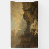 Waldlandschaft Szene (von Josef Kriehuber) Banner (Vertikal)