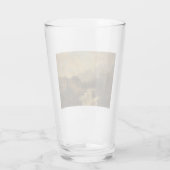 Waldlandschaft Szene (von Josef Kriehuber) Glas (Rückseite)