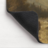 Waldlandschaft Szene (von Josef Kriehuber) Mousepad (Ecke)