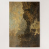 Waldlandschaft Szene (von Josef Kriehuber) Puzzle (Vertikal)