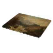 Waldlandschaft Szene (von Josef Kriehuber) Schneidebrett (Ecke)