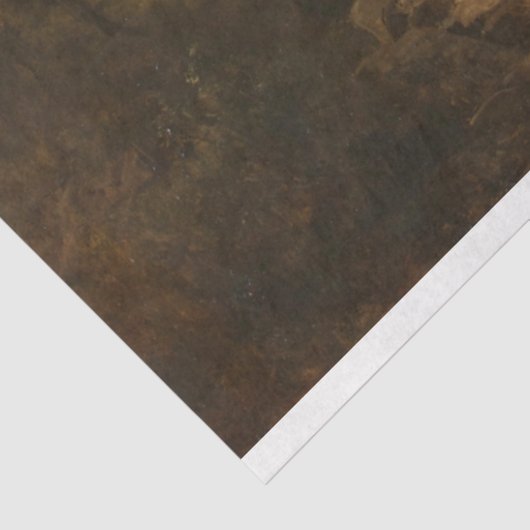 Waldlandschaft Szene (von Josef Kriehuber) Seidenpapier (Ausschnitt)