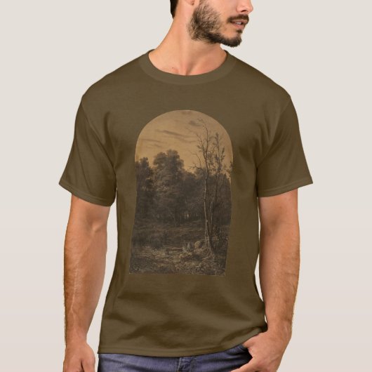Waldlandschaft T-Shirt (Vorderseite)
