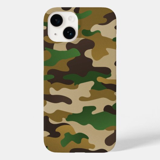 Waldlandschaft Urbane Camouflage Grüner brauner Sa Case-Mate iPhone Hülle (Rückseite)