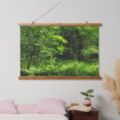 Waldlandschaft Wandteppich Mit Holzrahmen (Schlafzimmer)