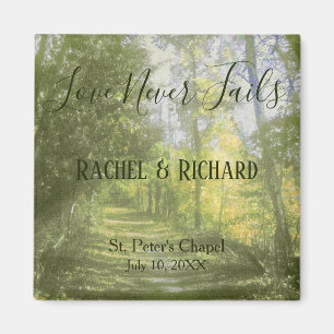 Waldlandschaft Wedding Couple Magnet