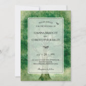 Waldlandschaften Einladung Wasserfarbeneiche Baum (Vorderseite)