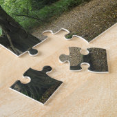 Waldlandsonnenpuzzle Puzzle (Seite)