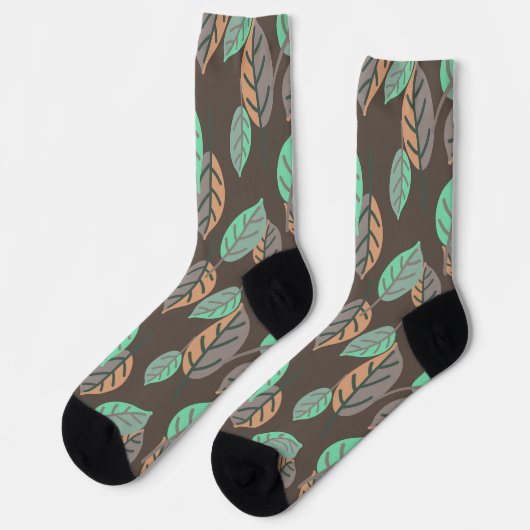 Waldlaubsocken Socken (Linkes Detail)
