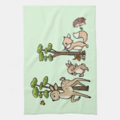 Waldlauf Geschirrtuch (Vertikal)