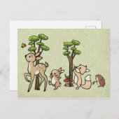 Waldlauf Postkarte (Vorne/Hinten)