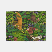 Waldleben Fleecedecke (Vorderseite (Horizontal))