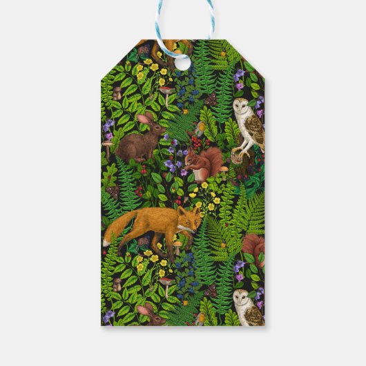 Waldleben Geschenkanhänger (Rückseite)