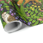 Waldleben Geschenkpapier (Rolleneckpunkt)