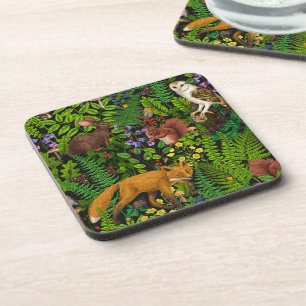 Waldleben Getränkeuntersetzer