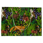 Waldleben Große Geschenktüte (Rückseite)