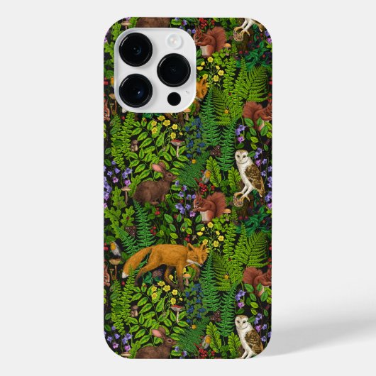 Waldleben iPhone Hülle (Rückseite)