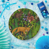 Waldleben Pappteller (Party)