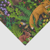 Waldleben Seidenpapier (Ausschnitt)