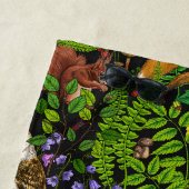 Waldleben Strandtuch (Beispiel)