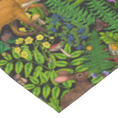 Waldleben Tischdecke (Schrägansicht)