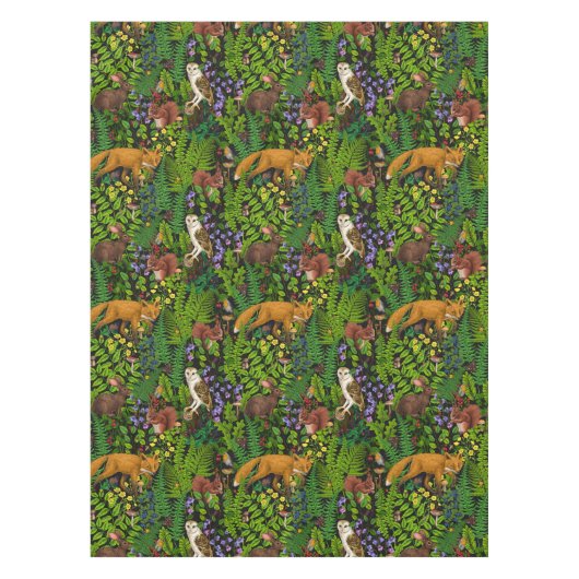 Waldleben Tischdecke (Vorderseite)