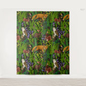 Waldleben Wandteppich (Vorderseite)