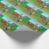 Waldlebewesen Geschenkpapier (Ecke)