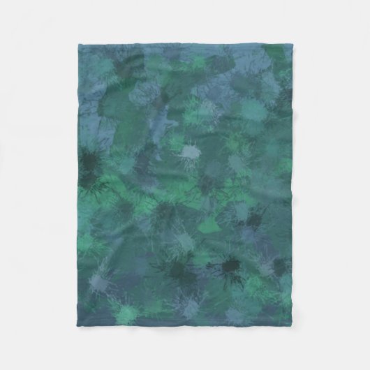 Waldlicht Fleecedecke (Vorderseite)