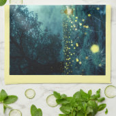 Waldlichtbild Geschirrtuch (Gefaltet)