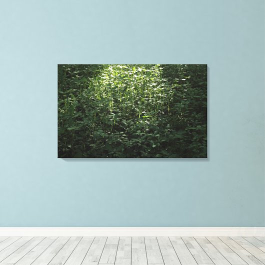 Waldlichter 02 leinwanddruck (Insitu (Holzboden))