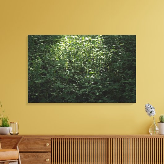 Waldlichter 02 leinwanddruck (Insitu (Wohnzimmer))
